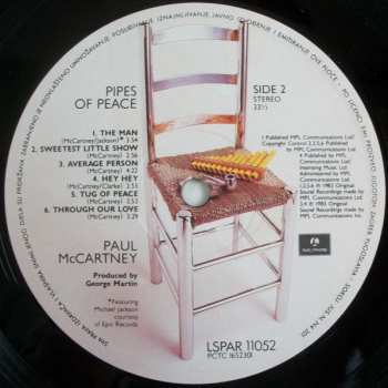 LP Paul McCartney: Pipes Of Peace