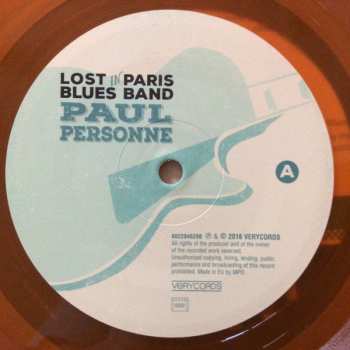 2LP Paul Personne: Lost In Paris Blues Band CLR | LTD