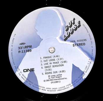 LP Paul Rodgers: Cut Loose