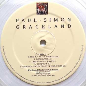 LP Paul Simon: Graceland CLR