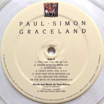 LP Paul Simon: Graceland CLR