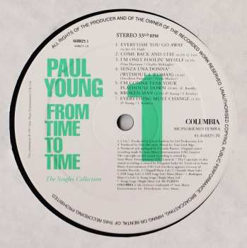 LP Paul Young: From Time To Time (The Singles Collection) 