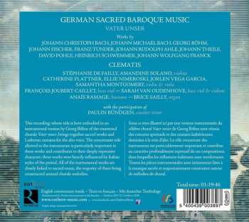 CD Ensemble Clematis: Vater Unser - German Sacred Cantatas