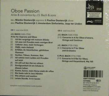 2SACD Johann Sebastian Bach: Oboe Passion - Arias & Concertos By J.S. Bach & Sons
