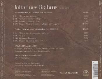 CD Pavel Haas Quartet: Piano Quintet In F Minor, Op. 34 - String Quintet In G Major, Op. 111