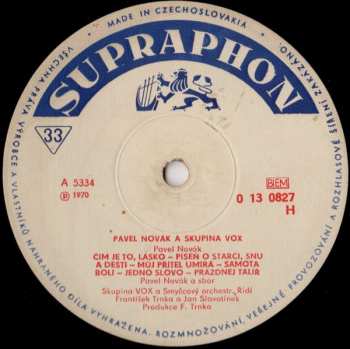 LP Pavel Novák: Cesty