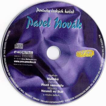 CD Pavel Novák: Portréty Českých Hvězd