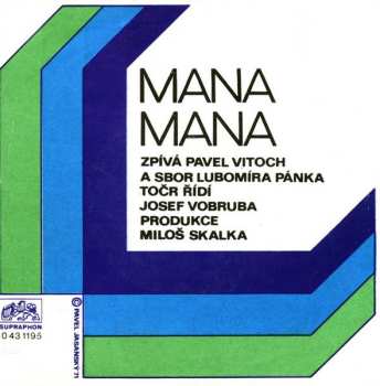 SP Miroslav Černý: Mana, Mana / Zatím Co Ty Spíš