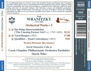 CD Pavel Vranický: Orchestral Works • 5