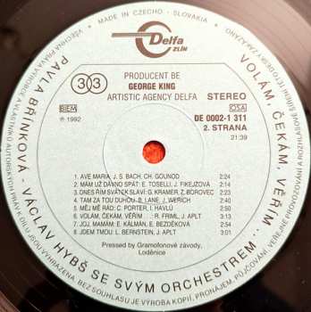 LP Václav Hybš Orchestra: Volám, Čekám, Věřím...