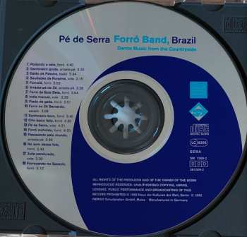 CD Pé De Serra Forro Band: Pé De Serra Forró Band, Brazil Dance Music From The Countryside