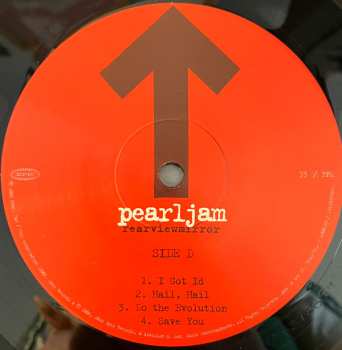 2LP Pearl Jam: Rearviewmirror (Greatest Hits 1991-2003: Volume 1)