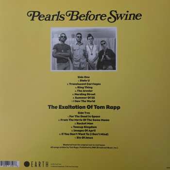 LP Pearls Before Swine: The Exaltation Of Tom Rapp