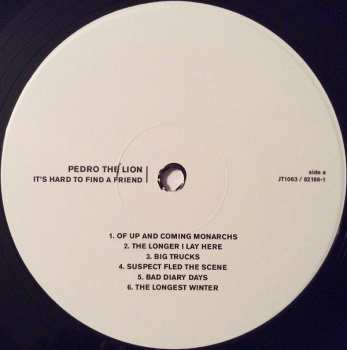 LP Pedro The Lion: It's Hard To Find A Friend