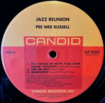 LP Coleman Hawkins: Jazz Reunion