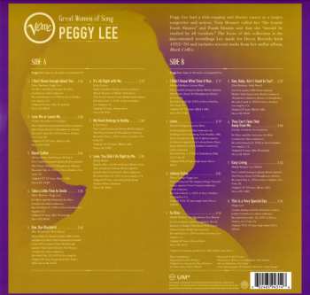 LP Peggy Lee: Great Women Of Song