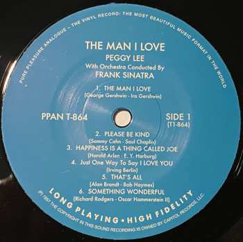 LP Peggy Lee: The Man I Love LTD