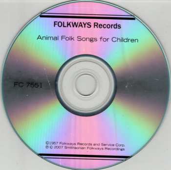 CD Peggy Seeger: Animal Folk Songs For Children