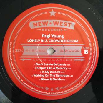 LP Pegi Young & The Survivors: Lonely In A Crowded Room