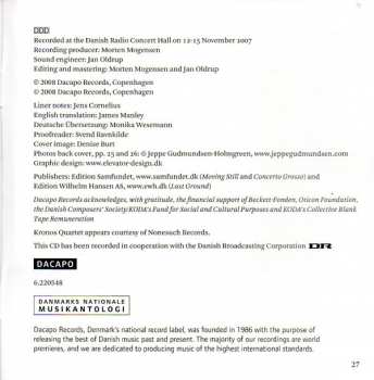 SACD Kronos Quartet: Kronos Plays Holmgreen