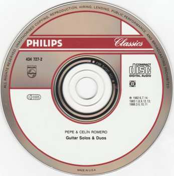 CD Pepe Romero: Guitar Solos
