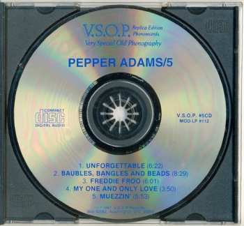 CD Pepper Adams Quintet: Pepper Adams Quintet
