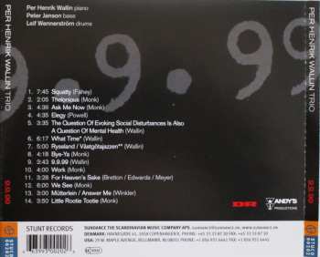 CD Per Henrik Wallin Trio: 9.9.99