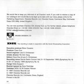 CD Danmarks Radios Symfoniorkester: Symphony No. 4 / Symphony No. 5