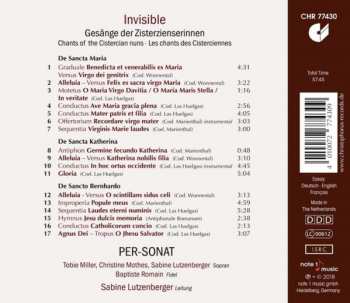 CD Per-Sonat: Invisible: Chants Of The Cistercian Nuns
