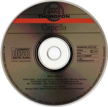CD Percussion Art Quartett: Stick Attack