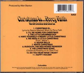 CD Percy Faith And His Orchestra And Chorus: Christmas Is...Percy Faith His Orchestra And Chorus