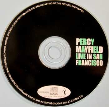 CD Percy Mayfield: Live In San Francisco