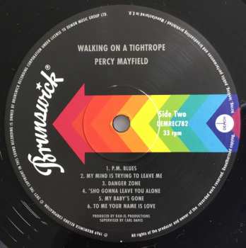 LP Percy Mayfield: Walking On A Tightrope