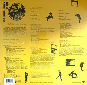LP Pere Ubu: 390 Degrees Of Simulated Stereo. V.21C Ubu Live: Volume 