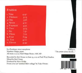 CD Ivo Perelman: Fruition