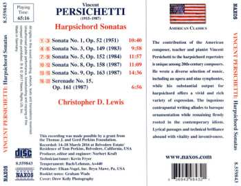 CD Christopher D. Lewis: Harpsichord Sonatas