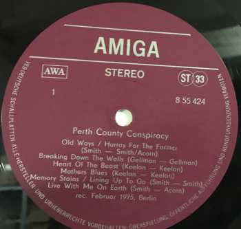 LP Perth County Conspiracy: Perth County Conspiracy (Kanada)
