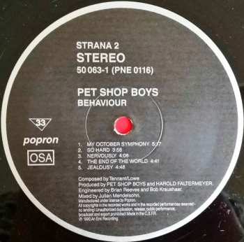 LP Pet Shop Boys: Behaviour