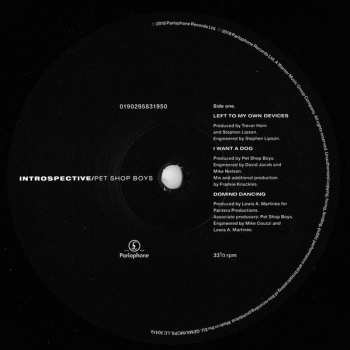 LP Pet Shop Boys: Introspective