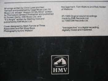 LP Pet Shop Boys: Introspective