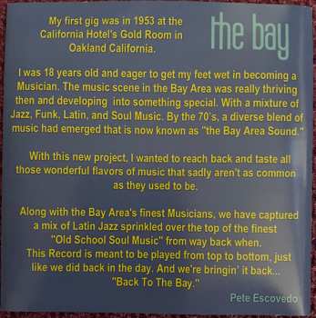 CD Pete Escovedo: Back To The Bay
