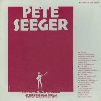 Album Pete Seeger: Sings And Answers Questions (At The Ford Hall Forum Boston Massachussets)
