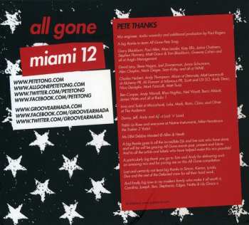 2CD Groove Armada: All Gone Pete Tong & Groove Armada Miami '12