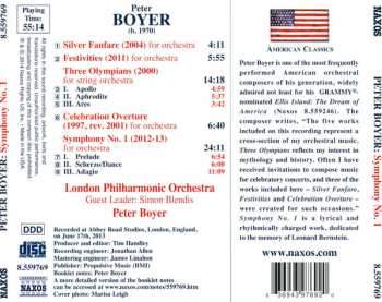 CD The London Philharmonic Orchestra: Symphony No. 1 - Silver Fanfare - Festivities - Three Olympians - Celebration Overture