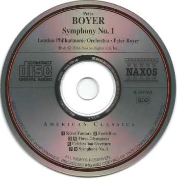 CD The London Philharmonic Orchestra: Symphony No. 1 - Silver Fanfare - Festivities - Three Olympians - Celebration Overture