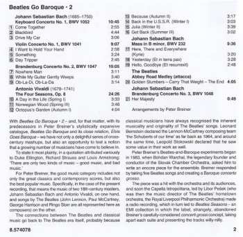CD Peter Breiner: Beatles Go Baroque 2