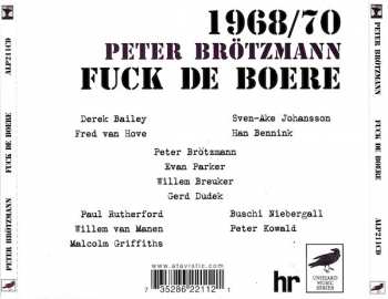 CD Peter Brötzmann Group: Fuck De Boere (Dedicated To Johnny Dyani)