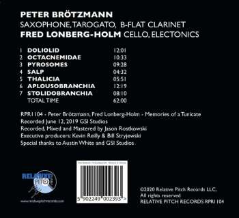 CD Peter Brötzmann: Memories Of A Tunicate
