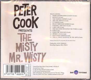 CD Peter Cook: The Misty Mr. Wisty