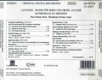 CD Peter Damm: Laudatio (Musik Für Horn Und Orgel Aus Der Kathedrale Zu Dresden)